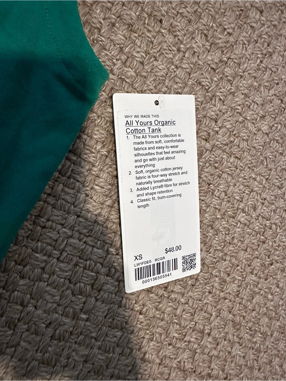 NWT lululemon tank - Picture 2 of 4